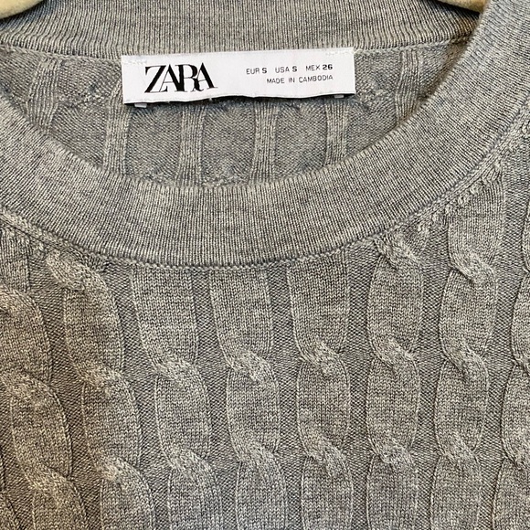Grey Zara sweater - Picture 2 of 3